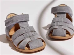 Bisgaard Carly sandal baby blå ruskind